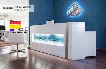 اجرای پارکت چوبی solowood در شرکت طراحان دژار